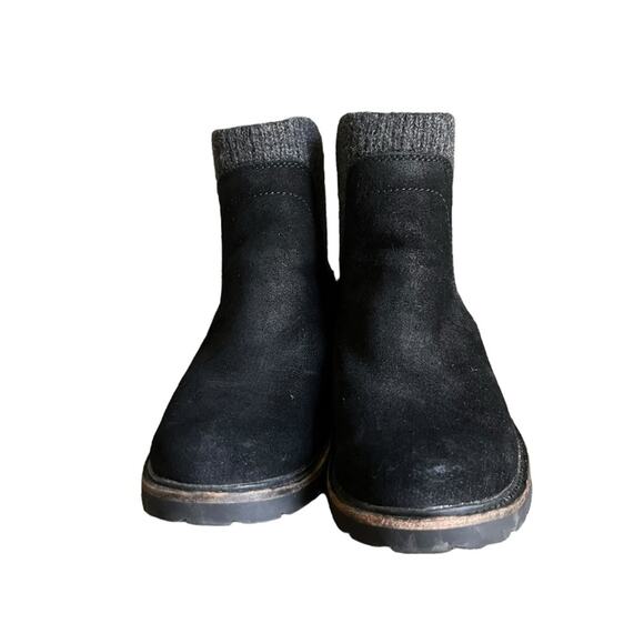 LL Bean East Point Chelsea Pull On Suede Sweater Shaft Boots - Picture 3 of 5